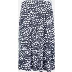 Elastane/Lycra/Spandex Skirts Mountain warehouse Women's Womens/Ladies Waterfront Spotted Jersey Midi Skirt Navy