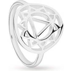 Daisy london solar plexus chakra ring silver