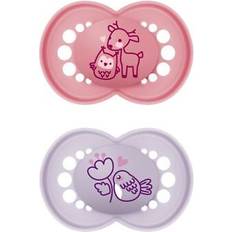 Mam Original Soother 16months 2 Pack Pink