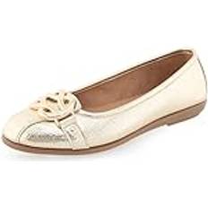 Ballerinas Aerosoles Big Bet Ballet Flat - Soft Gold