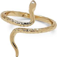 Pura Vida Snake Ring Gold 17.2mm