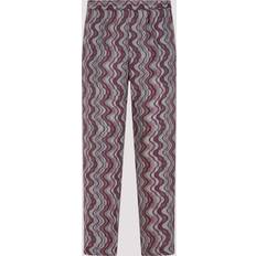 Dries Van Noten Purple Parkino Pants