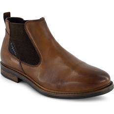 Bugatti Men Boots Bugatti Herren Schuhe cognac Glattleder