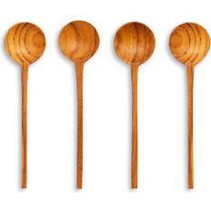 Wood Serving Spoons Behome Thin Serving Spoon 12.7cm 4pcs