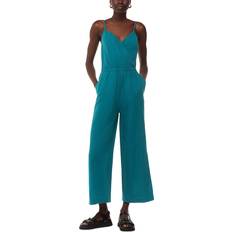 Turquoise - Women Jumpsuits & Overalls Whistles Wrap Front Jumpsuit