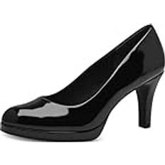 Tamaris Damen Pumps Stilettoabsatz Vegan; BLACK PATENT