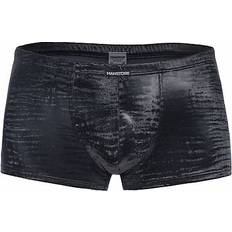 Manstore m2052 micro pant mens underwear short male boxer brief black satin