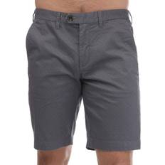 Ted Baker Shorts Ted Baker Mens Geo Print Shorts in Grey Cotton