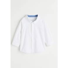 Babies Shirts Children's Clothing H&M Baby White Cotton shirt 1½-2Y