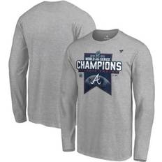 Bundesliga T-shirts Fanatics Men's MLB ed Atlanta Braves 2021 World Series Locker Room Long Sleeve T-Shirt, Gray, 5XL