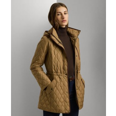 Coats Lauren Ralph Lauren Women's Hooded Quilted Coat Classic Camel