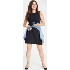 Dresses On 34th Women's Double-Weave Sheath Dress, Created for Macy's Deep Black