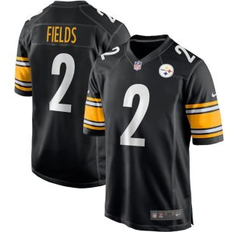 Nike Men's Justin Fields Black Pittsburgh Steelers Game Player Jersey Black