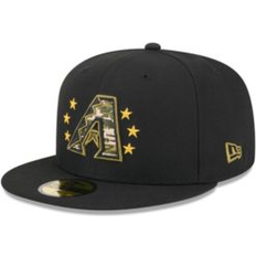 Caps New Era Men's Black Arizona Diamondbacks 2024 Armed Forces Day On-Field 59FIFTY Fitted Hat Black