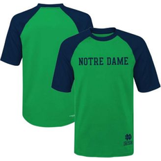 Outerstuff Big Boys and Girls Green Notre Dame Fighting Irish Mecca Dunes Rash Guard Raglan T-shirt Green