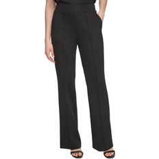 Calvin Klein Women Pants & Shorts Calvin Klein Women's Seam-Front Wide-Leg Pants Black