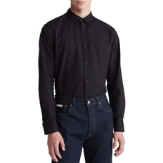 Calvin Klein Shirts Calvin Klein Men's Solid Button-Front Oxford Shirt Black Beauty