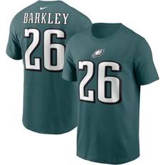 T-shirts Fanatics Nike Men's Saquon Barkley Midnight Green Philadelphia Eagles Player Name Number T-Shirt Green