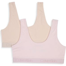 Bralettes Calvin Klein Big Girls Scoop Neck Bralette, Pack of Crystal Pink