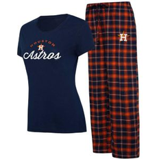 Orange - Women Sleepwear Concepts Sport Women's Navy, Orange Houston Astros Arctic T-shirt Flannel Pants Sleep Set Navy, Orange Navy/Orange