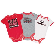 Champion Bodysuits Children's Clothing Champion Infant Red/Gray/White Georgia Bulldogs 3-Pack Bodysuit Set Red Gray 6-9 months