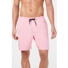 Swimming Trunks Club Room Men's Quick-Dry Performance Solid 7" Swim Trunks, Created for Macy's Pink Sky