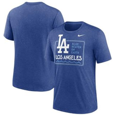 Sports Fan Apparel Nike Men's Royal Los Angeles Dodgers Think Blue Hometown Tri-Blend T-shirt Royal