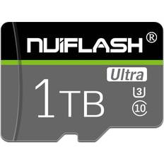 NuiFlash 1TB Micro SD Card 1TB Memory Card with SD Card Adapter Micro SD Memory Cards 1TB Mini SD Card High Speed TF Card Class 10 for Cellphone,Body Camera,Laptop,Tablet and Drone