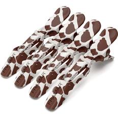 Framar Cow Print Alligator Clips For Hair Styling Cow Hair Clip