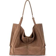 The Sak Los Feliz Slouchy Large Tote - Tobacco Suede