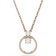 Krystal - Metal Halskæder Swarovski Constella Halskæde Med Vedhæng Stainless Steel - Hvid