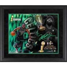 Boston Celtics Sports Fan Products Fanatics Authentic Jaylen Brown Boston 2024 NBA Champions Framed 16" x 20" MVP Collage