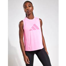 Tanktops adidas Damen Shirt Train Essentials Big Performance Logo Training pink