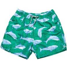 Boys - Green Swimwear Snapper Rock Kids Reef Shark Swim Short, Green