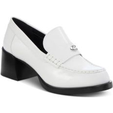 Coach Heels & Pumps Coach Women's Natalie Tailored C Loafer - Optic White