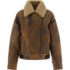 Acne Studios Tøj Acne Studios Shearling Jacket - Giacche Marrone/Donna