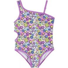 Purple Swimwear Children's Clothing Andy & Evan Sold by: La Via, Andy & Evan girls Cutout Swimsuit Purple