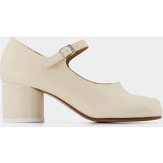Maison Margiela Pumps Maison Margiela Tabi Decolletes Pumps White Leather 38_5