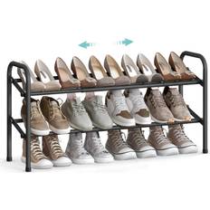 Furniture Songmics 2 Tier Expandable Organizer Shoe Rack