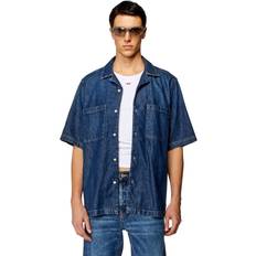 Diesel Hombre Camisas Diesel Denim Parohort Short Sleeve Shirt - Blue