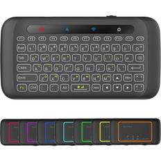 kolitt Mini Wireless Keyboard, H20 Mini Keyboard with Touchpad, Backlit