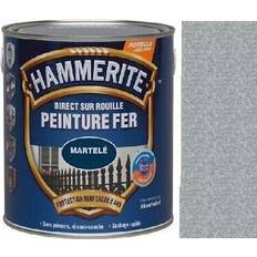 Hammerite Grey - Metal Paint Hammerite iron silver 0.75l direct on rust Metal Paint Grey 0.76L