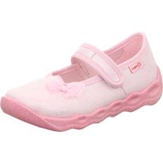 Rosa Pantoffeln Superfit Bubble Hausschuh, Rosa/Weiß 5540, Weit