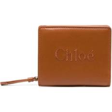 Chloé Brodert Logo Lommebok - Brown ONE