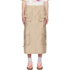 Acne Studios Skirts Acne Studios Beige Cargo Maxi Skirt AEK BEIGE FR