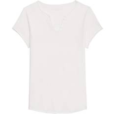 Zadig & Voltaire Fishnet Henley Tshirt White