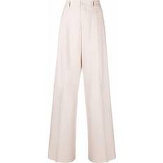 Amiri Women Pants & Shorts Amiri wide-leg wool trousers women Wool Neutrals