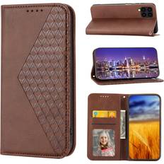 DRF Brown, Samsung A12 5G /M12 For Samsung Galaxy A12/A51 Case, Leather Wallet Flip Case With Strap