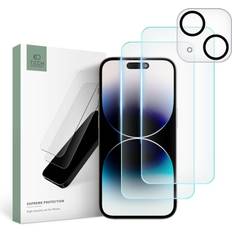 iPhone 15 3-Pack Skärmskydd Linsskydd