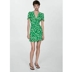 Mango Dresses Mango Printed short dress green Women